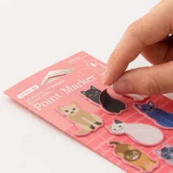 Midori - Sticker Seal - Point Marker - Cat Planner Stickers