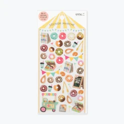 Midori JP Midori - Sticker Seal - Sticker Marché - Donuts Planner Stickers