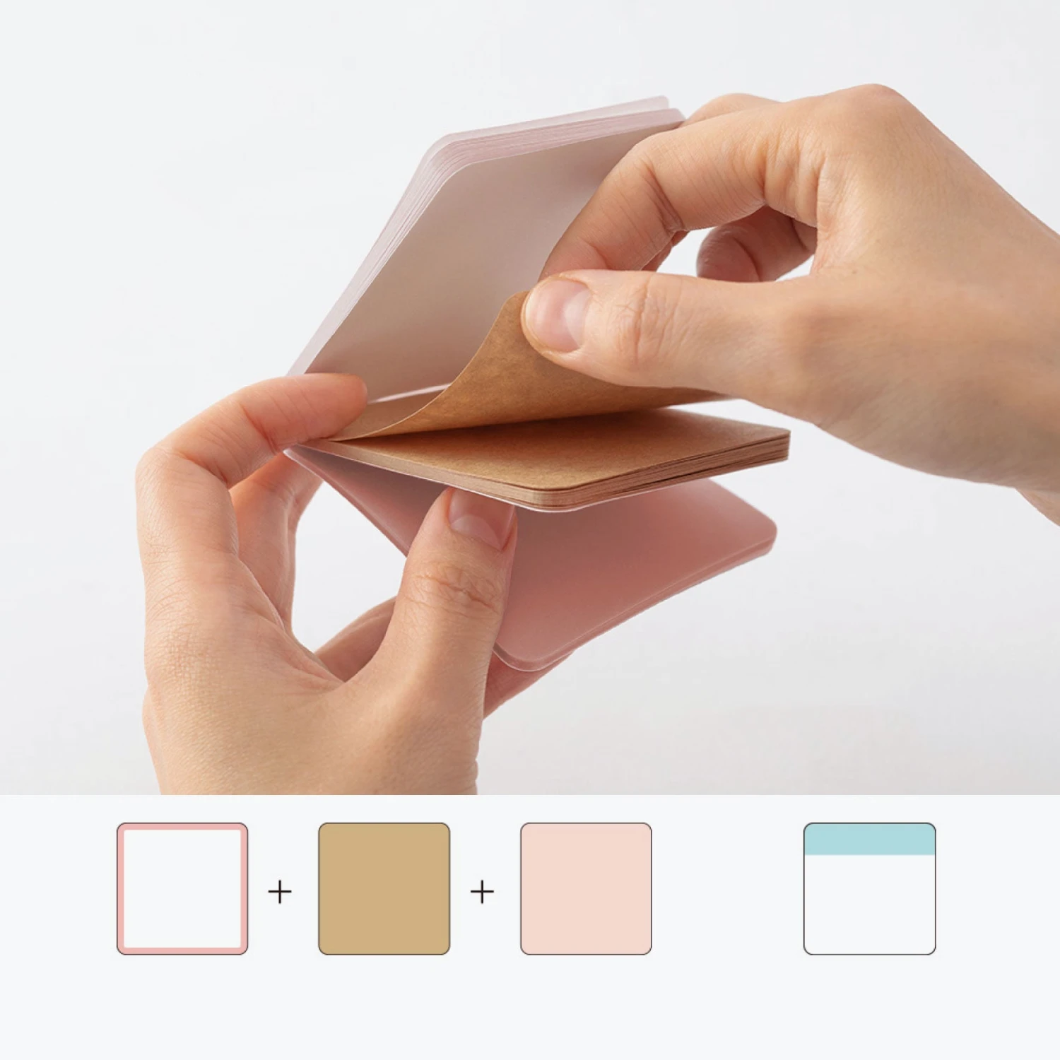 Midori-Sticky-Notes-15.jpg New Arrivals Midori - Notepad - Sticky Notes - Pink