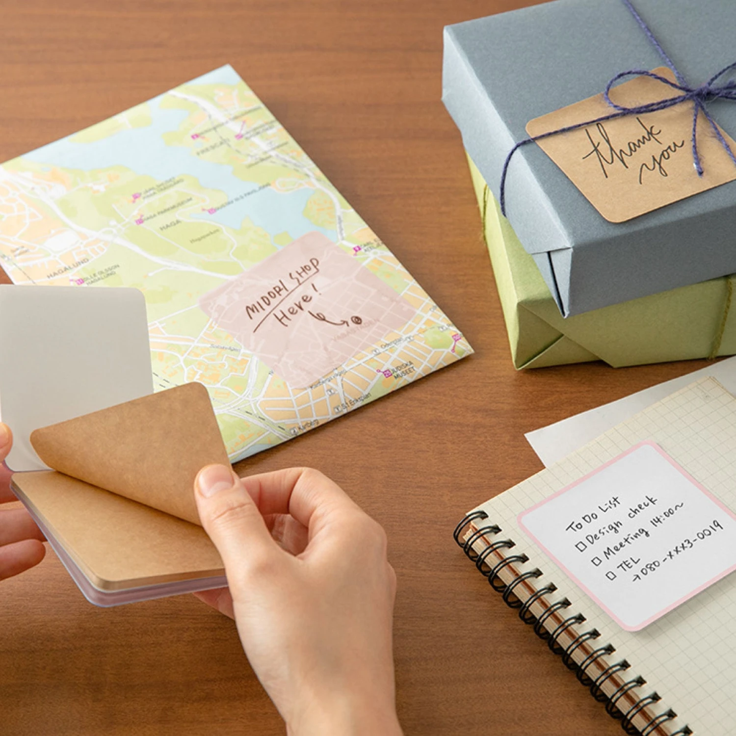 Midori-Sticky-Notes-16.jpg New Arrivals Midori - Notepad - Sticky Notes - Pink