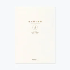 Midori JP Midori - Writing Pad - A5 - 3 Tones - White Letter Writing Paper
