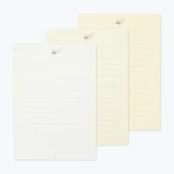 Midori JP Midori - Writing Pad - A5 - 3 Tones - White Letter Writing Paper