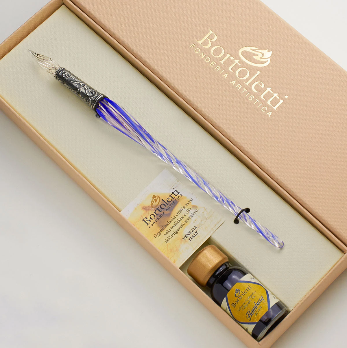 Murano-glass-dip-pen-Orseolo-P.jpg Bortoletti - Writing Set Murano Glass Pen (SET 32) - Glass Nib