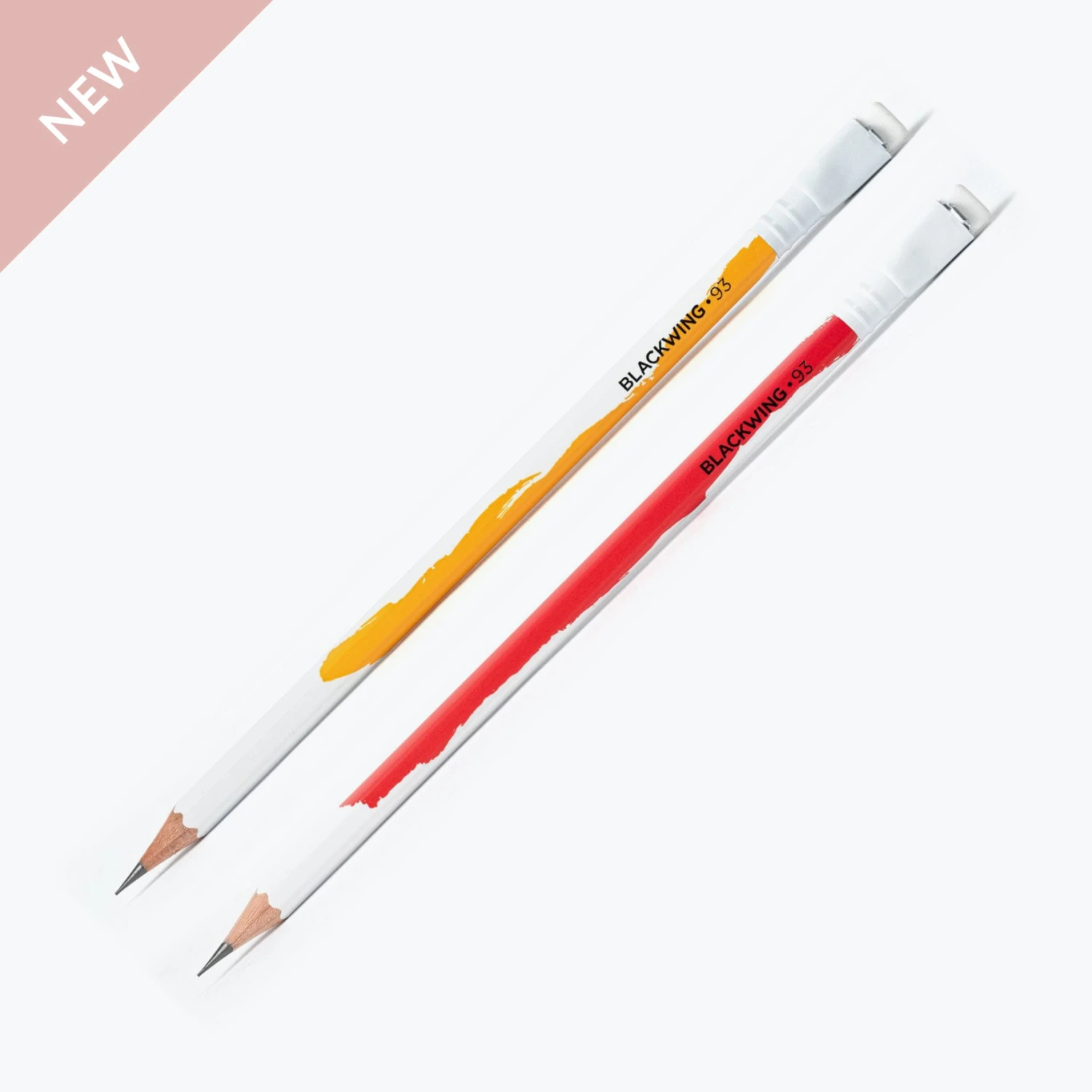 Palomino-Blackwing-Pencil-93-1_920b7fcc-847e-4d4c-b31c-a9aea6e69bc0.jpg Palomino Blackwing - Pencil - Volume 93 - Pack Of 2 - Yellow/Red (Limited Edition) New Arrivals