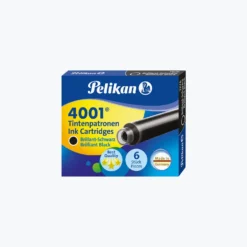 Pelikan - Fountain Pen Ink - Cartridges - 4001 - Brilliant Black Fountain Pen Inks