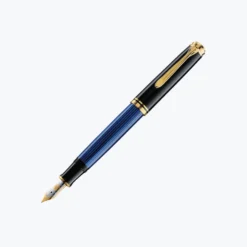 Fountain Pens Pelikan - Souverän M400 Fountain Pen - Black-Blue