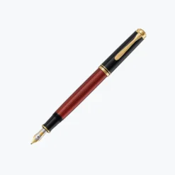Pelikan - Souverän M400 Fountain Pen - Black-Red