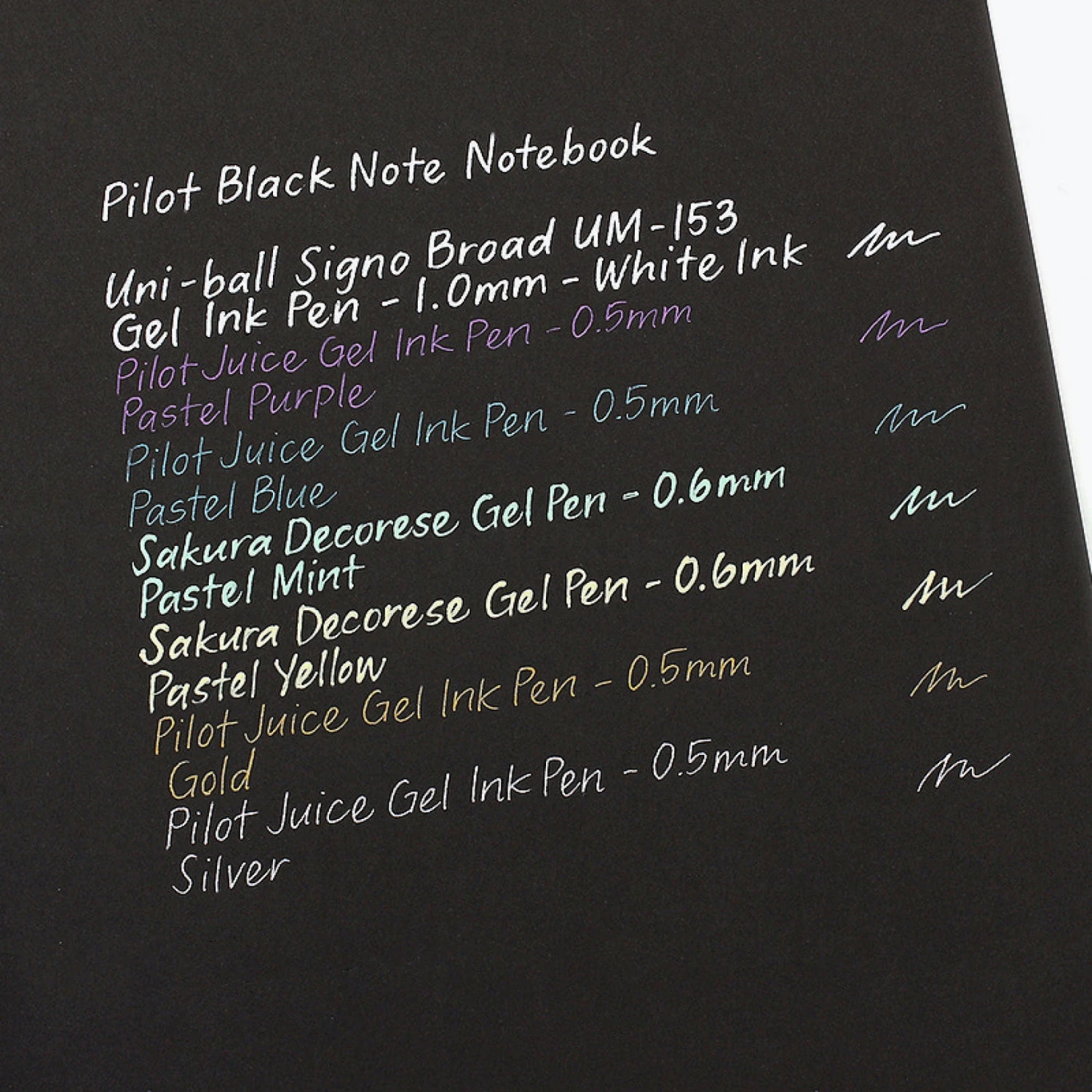 Pilot-Black-Series-8.jpg Pilot JP Pilot - Notepad - Black Series - B6 (Blank) Notebooks