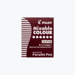 Pilot JP Pilot - Parallel Cartridges - Mixable Colour - Sepia