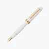 Platinum - Fountain Pen - #3776 Century - Chenonceau White (Gold)