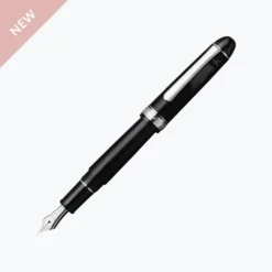 Platinum - Fountain Pen - #3776 Century - Black Diamond (Rhodium) Fountain Pens