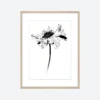 Gifts Under $100 Toril Baekmark - Fine Art Prints - Black Flowers No.2