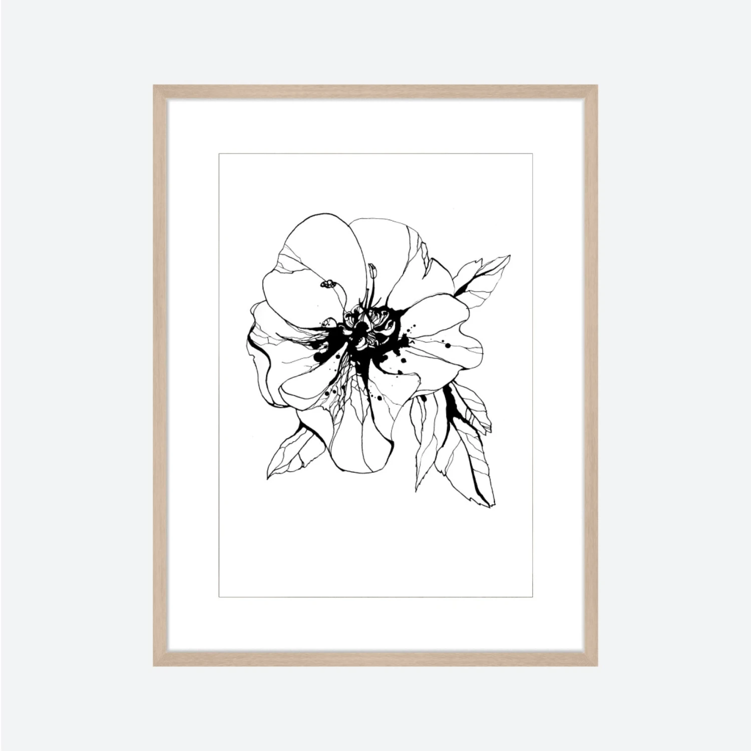Poppies-by-Toril-Baemark-12.jpg Toril Baekmark - Fine Art Prints - Black Flowers No.4 Gifts Under $100