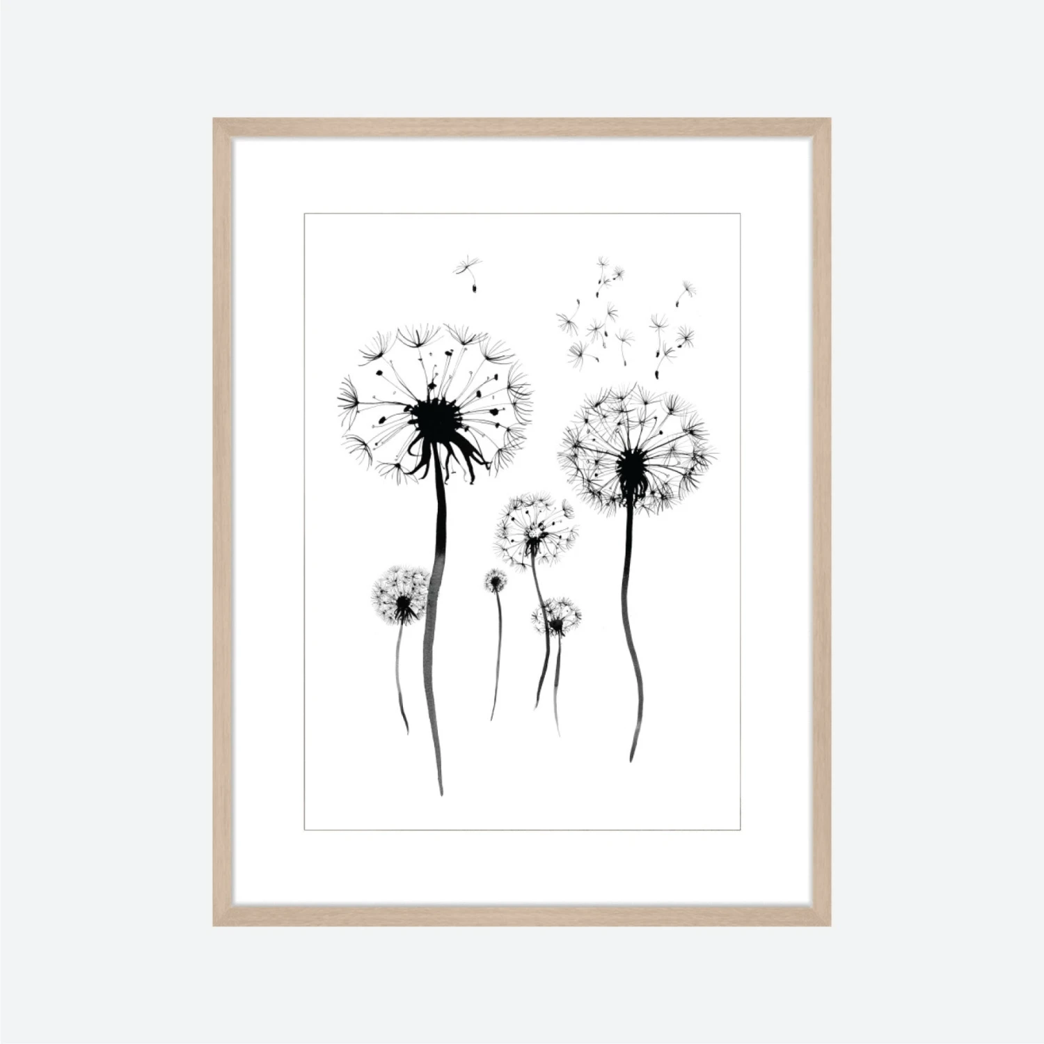 Poppies-by-Toril-Baemark-14.jpg Gifts Under $100 Toril Baekmark - Fine Art Prints - Black Flowers No.6