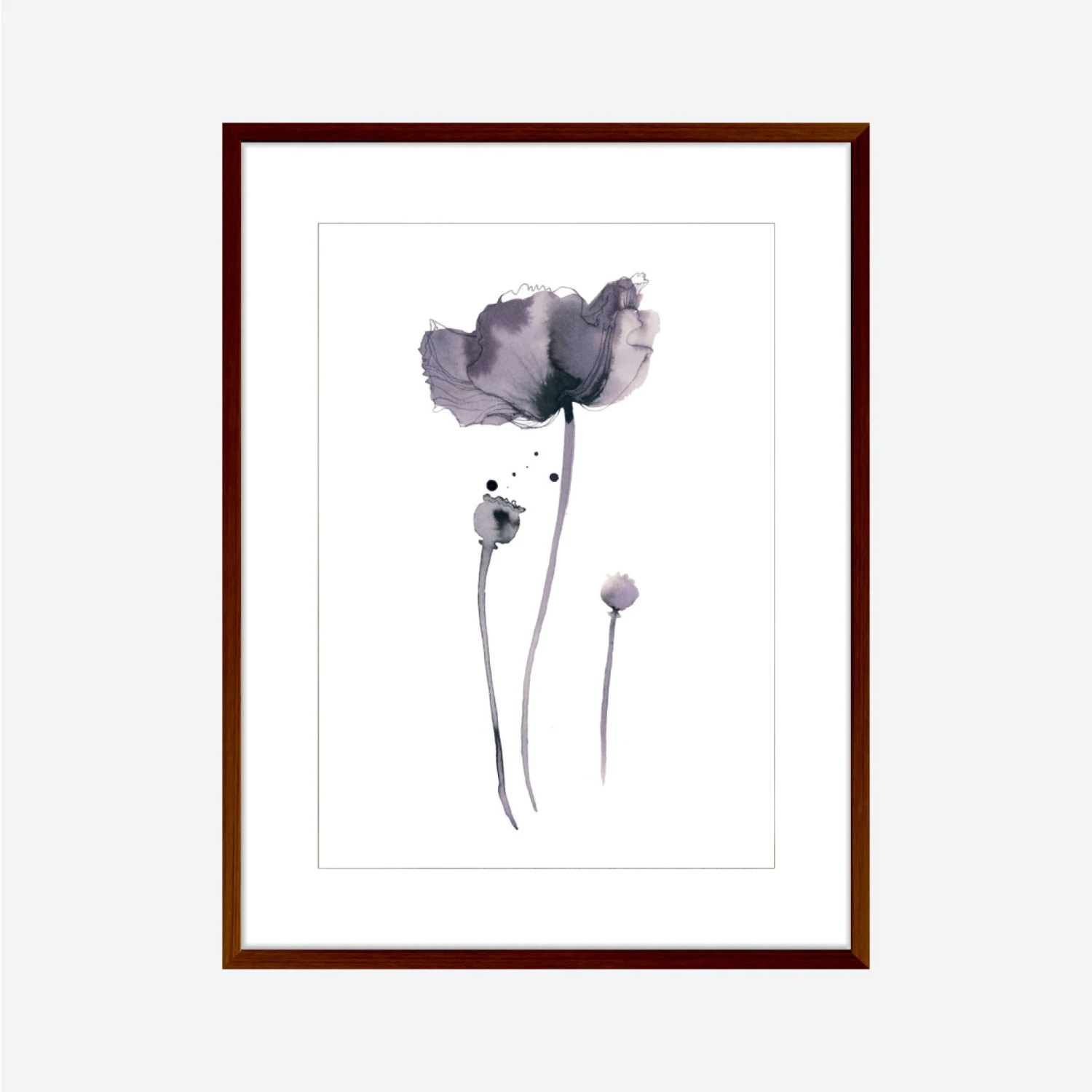 Poppies-by-Toril-Baemark-7.jpg Gifts Under $100 Toril Baekmark - Fine Art Prints - Flower Poster No.8