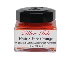 Ziller’s - Calligraphy Ink - Prairie Fire Orange