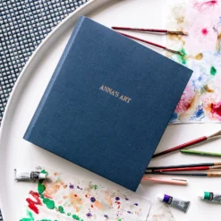 Bookbinders Design - Cloth Ringbinder - A4 - Smoke Blue Ringbinders