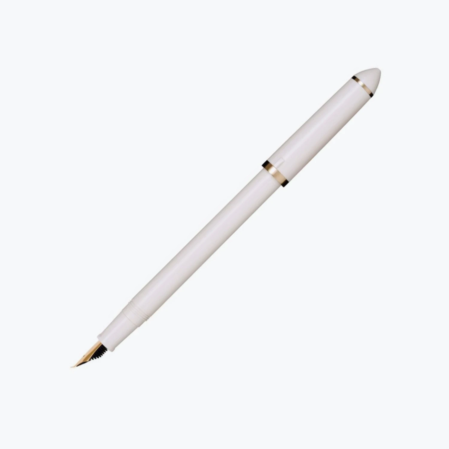 Sailor-Fountain-Pen-Fude-de-Mannen-3.jpg Sailor - Fountain Pen - Fude De Mannen - White