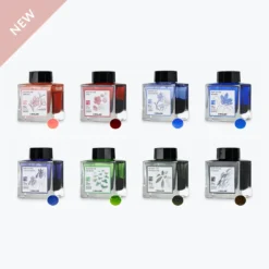 Sailor - Fountain Pen Ink - Manyo II 50ml - Complete Set Of 8 Fountain Pen Inks