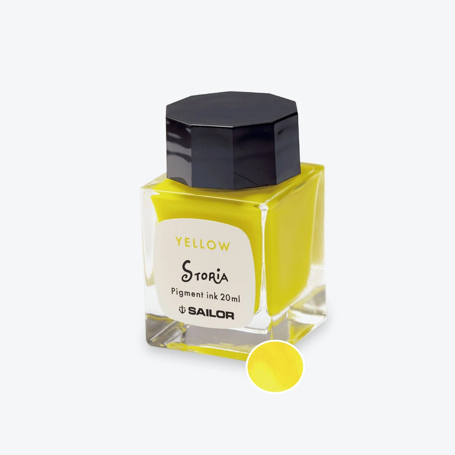 Sailor-Storia-Ink-20ml-15.jpg Sailor - Storia Ink 20ml - Spotlight (Yellow) Fountain Pen Inks