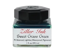 Ziller’s - Calligraphy Ink - Sweet Grass Green Calligraphy Inks