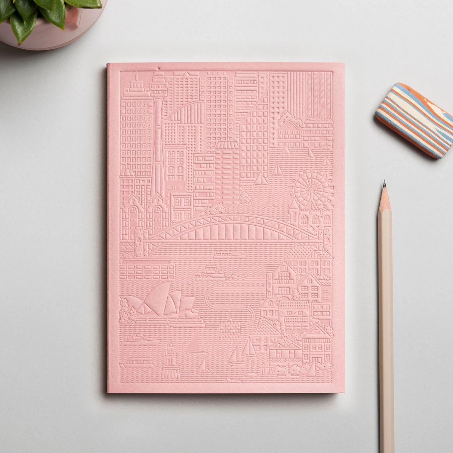 Sydney_Pink_Front.jpg The City Works - Notebook - Sydney - B6 - Pink New Arrivals