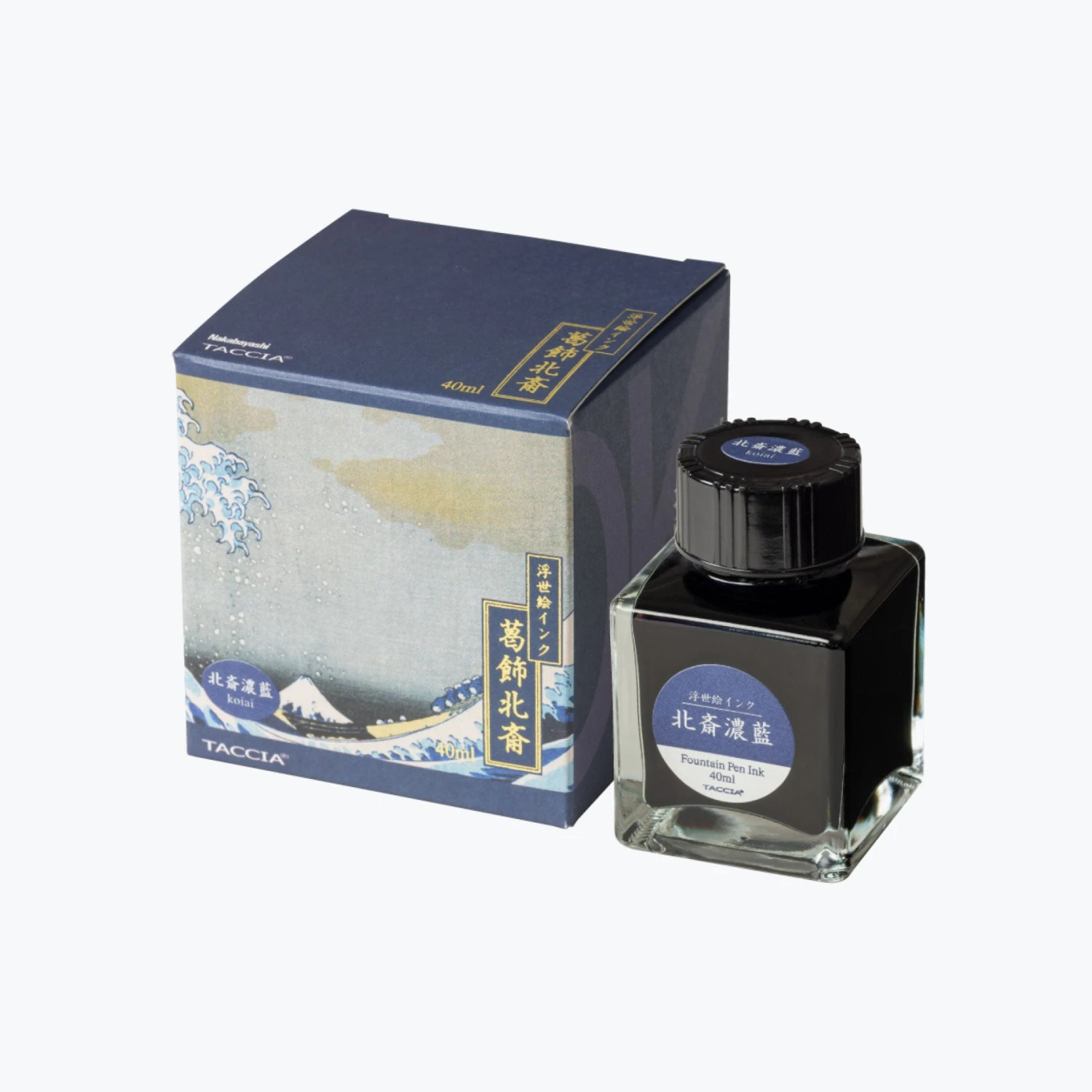 Taccia-Fountain-Pen-Ink-Ukiyo-e-I-3.jpg Taccia - Fountain Pen Ink - Ukiyo-e I - Hokusai-Koiai