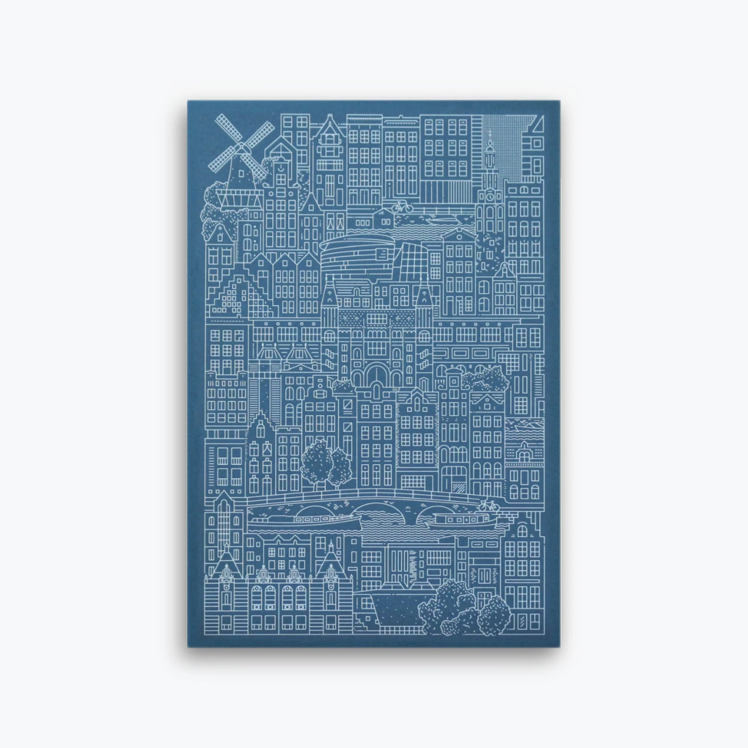 The-City-Works-Notebook-Amsterdam-1.jpg The City Works - Notebook - Amsterdam - A5 - Blue
