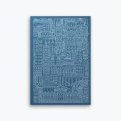 The City Works - Notebook - Berlin - A5 - Blue Notebooks