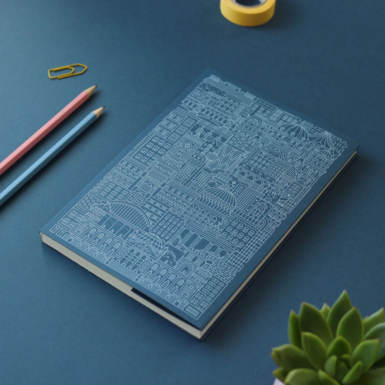 The-City-Works-Notebook-Berlin-2.jpg The City Works - Notebook - Berlin - A5 - Blue Notebooks