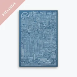 The City Works - Notebook - Melbourne - A5 - Blue New Arrivals