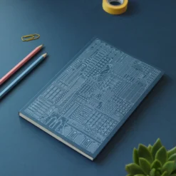 The City Works - Notebook - New York - A5 - Blue Notebooks