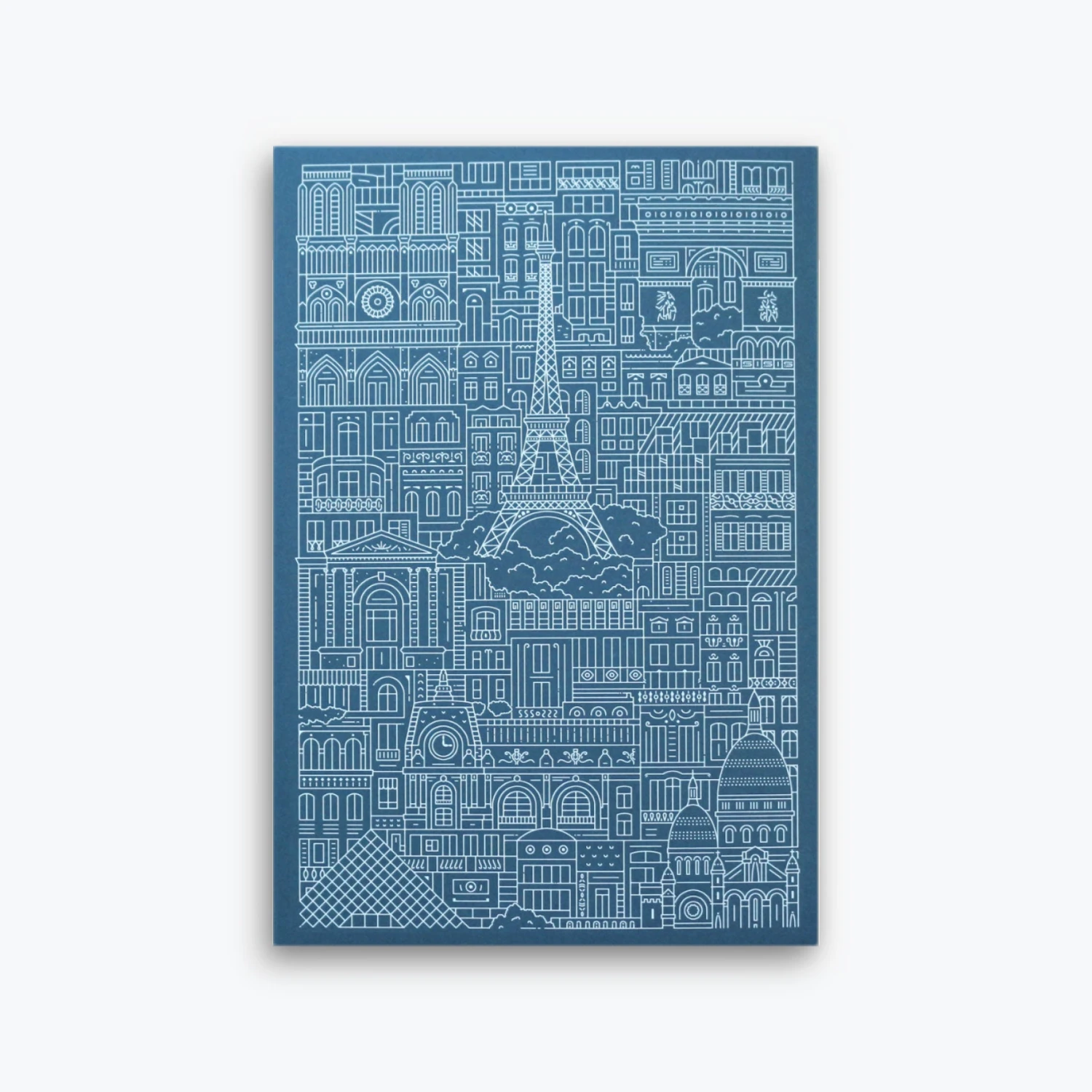The-City-Works-Notebook-Paris-1.jpg Notebooks The City Works - Notebook - Paris - A5 - Blue