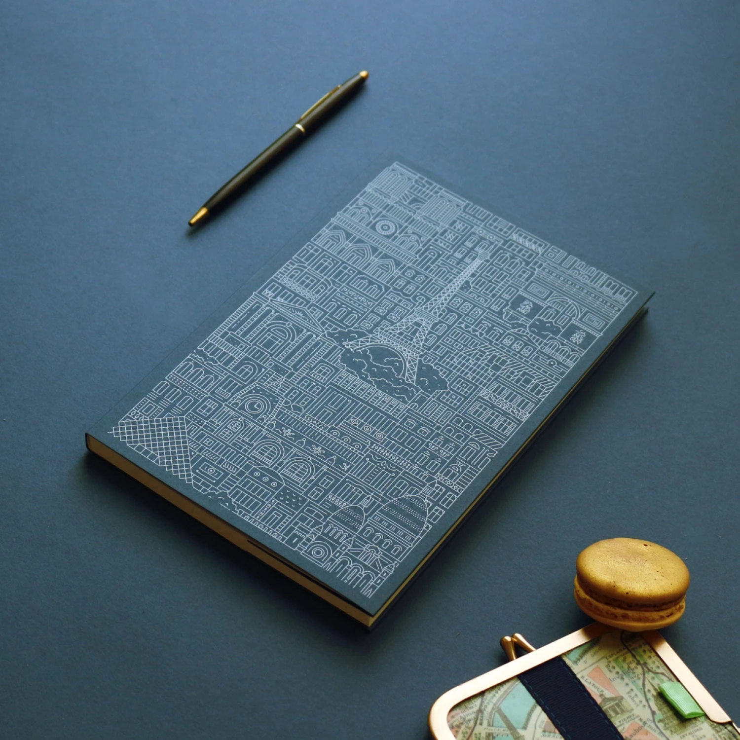 The-City-Works-Notebook-Paris-2.jpg Notebooks The City Works - Notebook - Paris - A5 - Blue