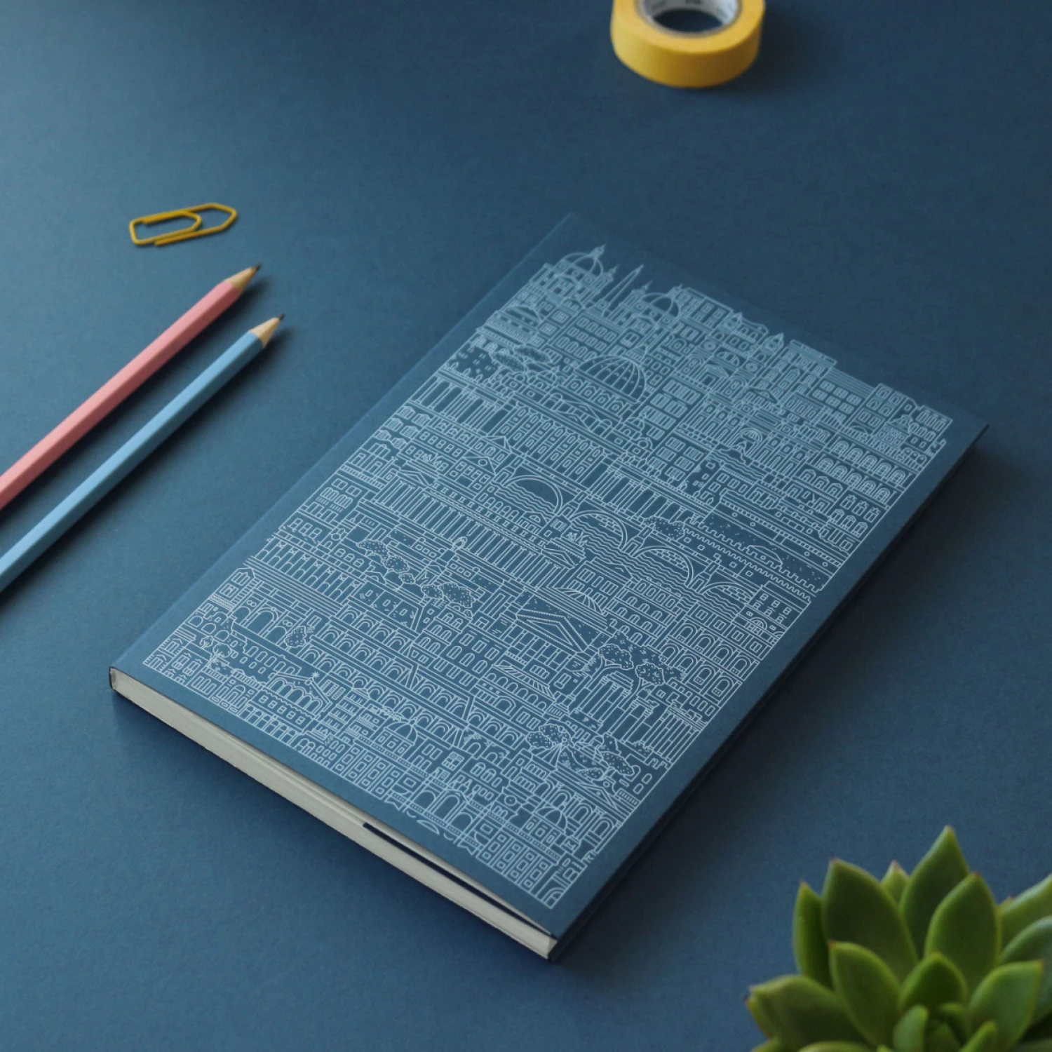 The-City-Works-Notebook-Rome-2.jpg Notebooks The City Works - Notebook - Rome - A5 - Blue