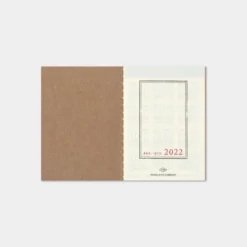 Traveler's Company - 2022 Diary - Insert - Passport - Weekly Traveler's Notebook