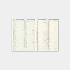Traveler's Company - 2022 Diary - Insert - Passport - Weekly Traveler's Notebook