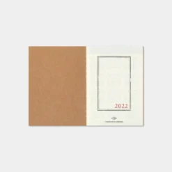 Traveler's Notebook Traveler's Company - 2022 Diary - Insert - Passport - Monthly