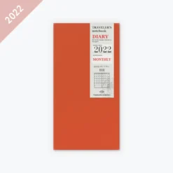 Traveler's Company - 2022 Diary - Insert - Regular - Monthly Traveler's Notebook