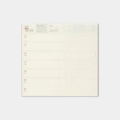 Traveler's Company - 2022 Diary - Insert - Regular - Weekly+Memo Traveler's Notebook