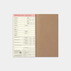 Traveler's Company - 2022 Diary - Insert - Regular - Weekly+Memo Traveler's Notebook