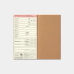 Traveler's Company - 2022 Diary - Insert - Regular - Monthly Traveler's Notebook