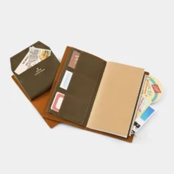 Traveler's Company Traveler's Factory - Zipper Case - Regular - Olive Notebooks