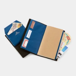 Traveler's Company Traveler's Factory - Zipper Case - Passport - Blue Notebooks 4 Traveler's Company Traveler's Factory - Zipper Case - Passport - Blue Notebooks