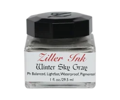 Ziller’s - Calligraphy Ink - Winter Sky Gray Calligraphy Inks