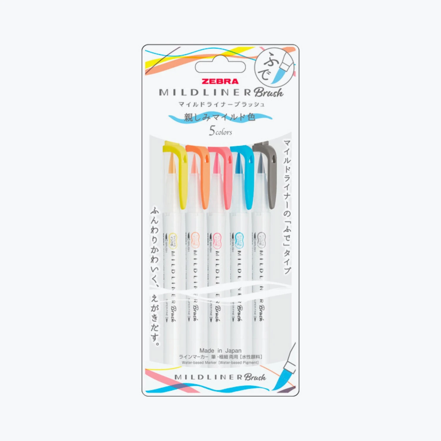 Zebra-Brush-Pen-Mildliner-Double-Sided-10.jpg New Arrivals Zebra - Brush Pen - Mildliner Double Sided - Friendly Mild Set
