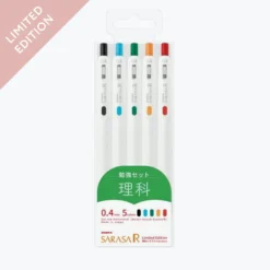 Zebra - Gel Pen - Sarasa R - 0.4mm - Study Set - Science (Limited Edition)