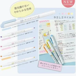 Zebra - Highlighter - Mildliner Double Sided - Gentle Set [Coming Soon] New Arrivals
