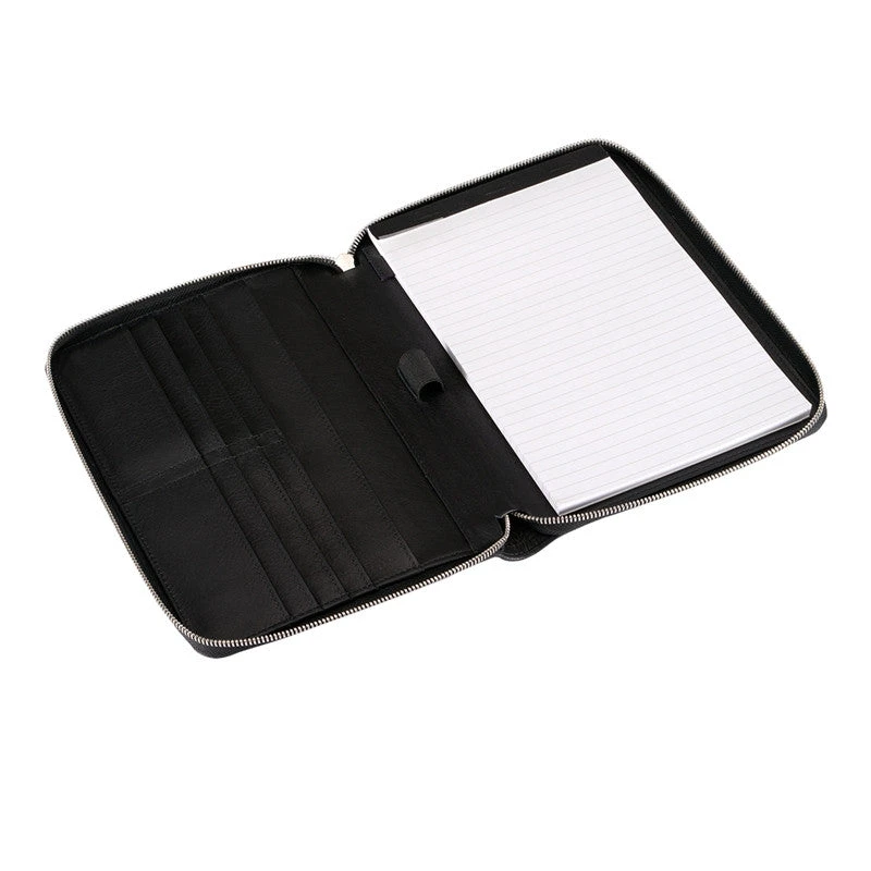 a5-leather-folder-black-1.jpg Folders Bookbinders Design - Leather Compendium - A5 - Black