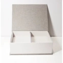 Boxes Bookbinders Design - Box - A4 Two Level - Light Grey
